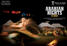 印度Incredible India旅游度假平面广告