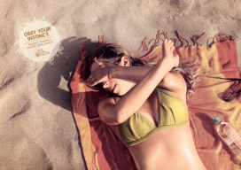 秘鲁Liga Contra el Cancer皮肤癌公益保护平面广告