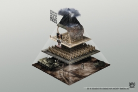 UNHCR气候变化公益平面广告