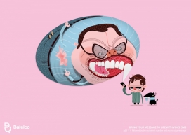 欧美Batelco卡通广告创意