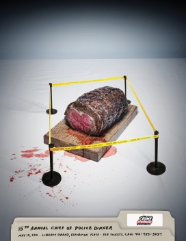 加拿大Crime Stoppers公益平面广告