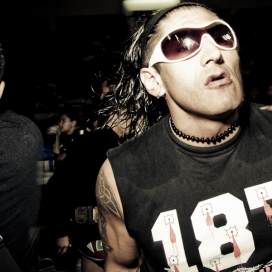 美国Lucha Libre Ultraviolento拳击手摄影