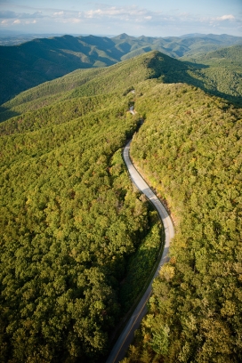 国外Cameron Davidson Aerial Photography航空摄影-崎岖的路