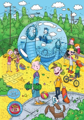 以色列Hubba Bubba糖果与零食泡泡糖平面广告-吹出来的比例