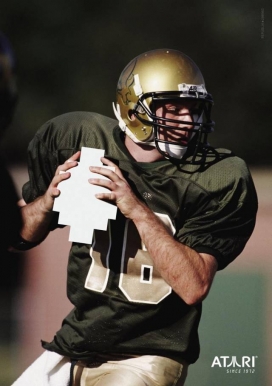 Atari高尔夫网球平面广告