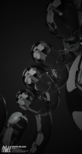 国外酒杯弯曲花纹字体设计欣赏