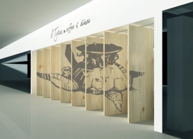 A Tuin coffee & diner咖啡和晚餐厅手绘设计稿到现实照片