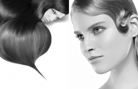 秀发艺术-高清晰法国美女发艺欣赏