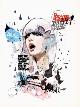 真真！2011女孩插画