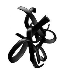 欧美Abstract Typography (Black)立体字体