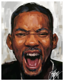 美国体育明星插画