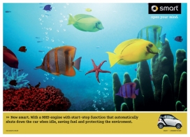 Smart汽车平面广告