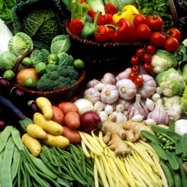 高清晰蔬菜大杂烩摄影图