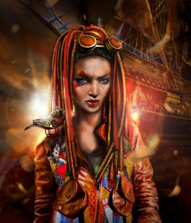 欧美Character design数码CG人像角色设计