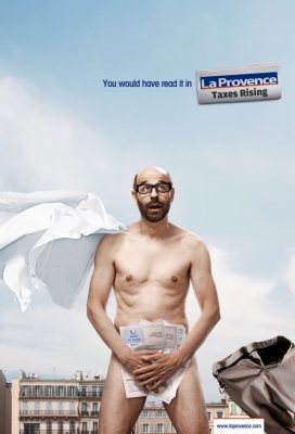 La Provence媒体读物杂志报刊平面广告