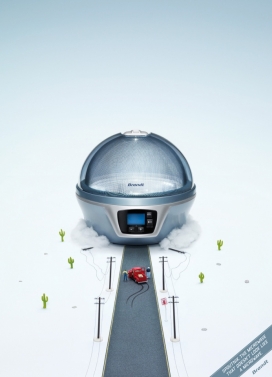 Fagor勃兰特微波炉平面广告