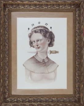 欧美Memorial Portraits纪念肖像插画相框