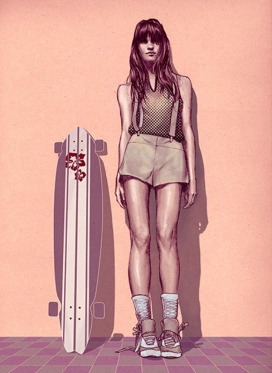 Fashion Illustration时尚人物插图