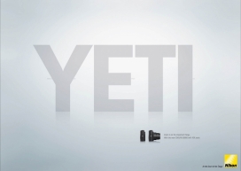 尼康数码相机平面广告