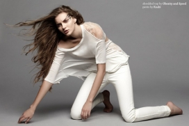 欧美White Noise人像摄影-白色的春天