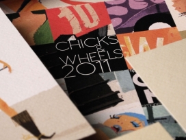欧美Chicks & Wheels 2011插画设计