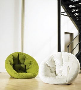 工业设计：NestNido -多功能被褥软沙发椅子家具