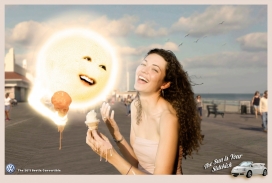 大众汽车2011平面广告-太阳是你的搭档