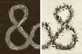 &,&,&连接符艺术图插图