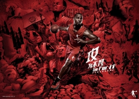 乔丹-为不凡服装平面广告