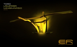 国外TORO: minigimnasio lampara de pared健身器材工业设计