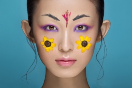 日本FLOWER PARADISE彩妆摄影-花的天堂