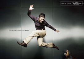 艾伦Solly无皱长裤平面广告