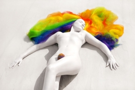 德国摄影师克斯廷族潘摄影作品欣赏-彩妆