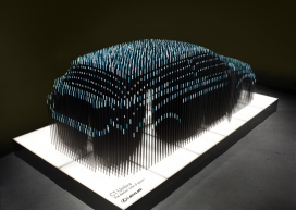 雷克萨斯Lexus雕塑-CT本影