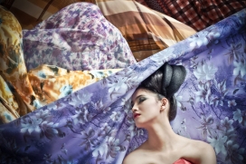 欧美Cloths of Serenity布艺女人时尚摄影