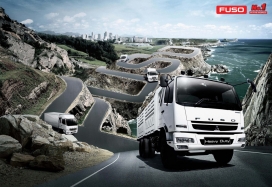 FUSO货车卡车平面广告