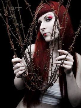 欧美silent-order彩妆人像摄影-鲜花