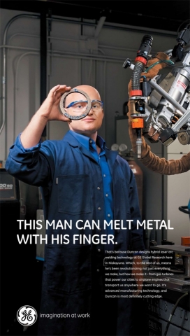 GE电器平面广告