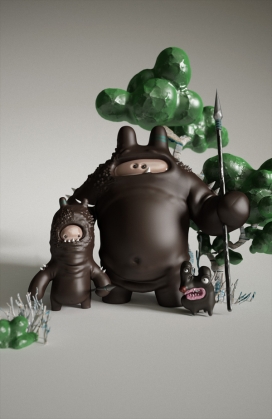 Wild Think木偶玩具欣赏--野生思考