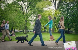 欧美Verde Florals平面广告