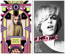 欧美Pink Modes -composites人像封面