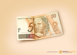欧美Barato Coletivo金融人民币平面广告