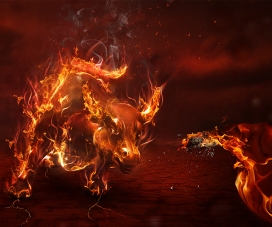 Corrida in flames斗牛在烈火燃烧中