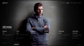 Uptown男装服饰网站截图