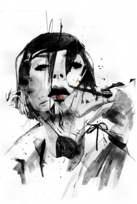 欧美VAN DATA 手绘素描人像插画