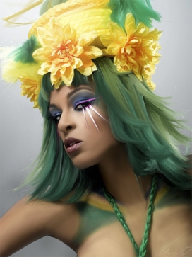 国外疯狂的人像彩妆