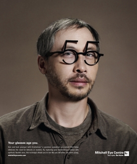 欧美Mitchell Eye Centre米切尔眼科中心平面广告