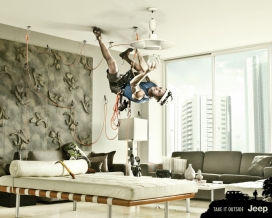 欧美Jeep汽车平面广告