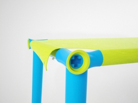 巴西Tension Desk宝宝儿童彩色拆装桌