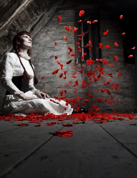 红花末路！德国silent-order摄影师―女人上吊摄影